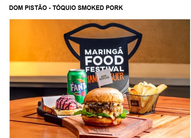 Maringá Food Festival procura o melhor hamburguer de Maringá