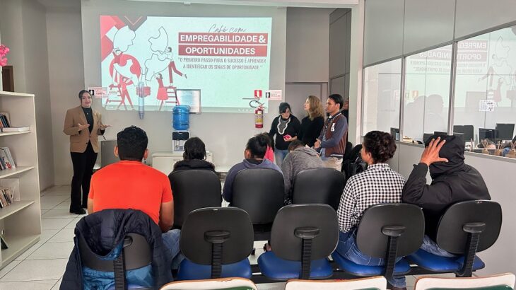 Café com Empregabilidade apresentou a egressos do sistema penal as diferentes oportunidades de trabalho Foto: Polícia Penal