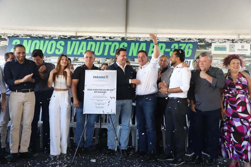 Novos viadutos na BR-376 une as regiões norte e sul de Sarandi