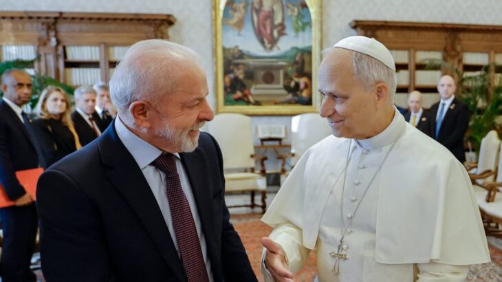 Presidente Lula é recebido pelo Papa Leão XIV