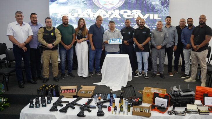Guarda Civil Municipal de Sarandi comemora 14 anos e recebe novas viaturas e armas