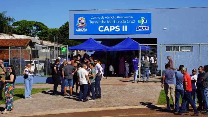 Sarandi inaugura novo CAPS, amppliando o atendimento em saúde mental