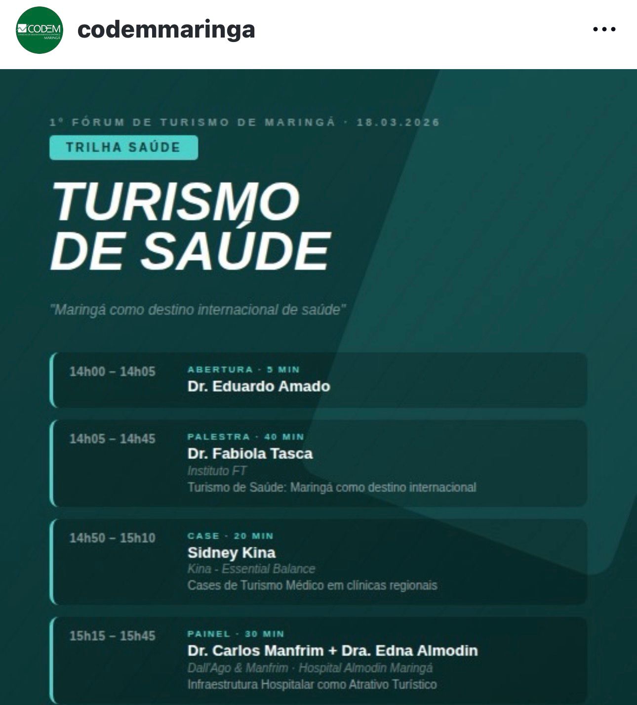 Maringá realiza 1º Fórum de Turismo