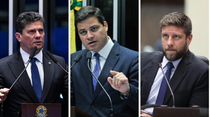 Sérgio Moro, Requião Filho e Sandro Alex participam de debate na Acim, em Maringá